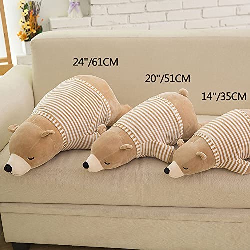 Giant Stuffed Animal Stuffed Animals Polar Bear Plush Toys Pillow 24 Inch 