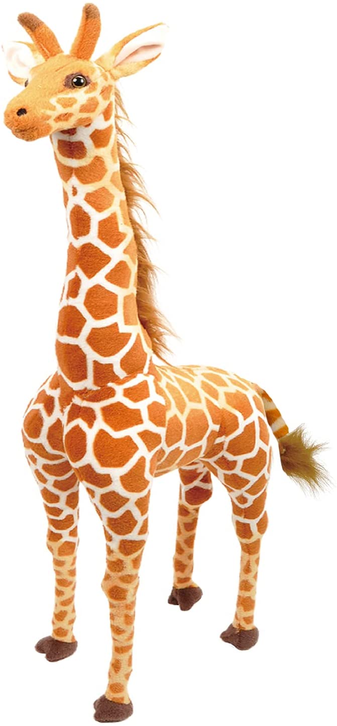 Realistic Standing Giraffe Model Animal Action Figure Kids Birthday Gift 
