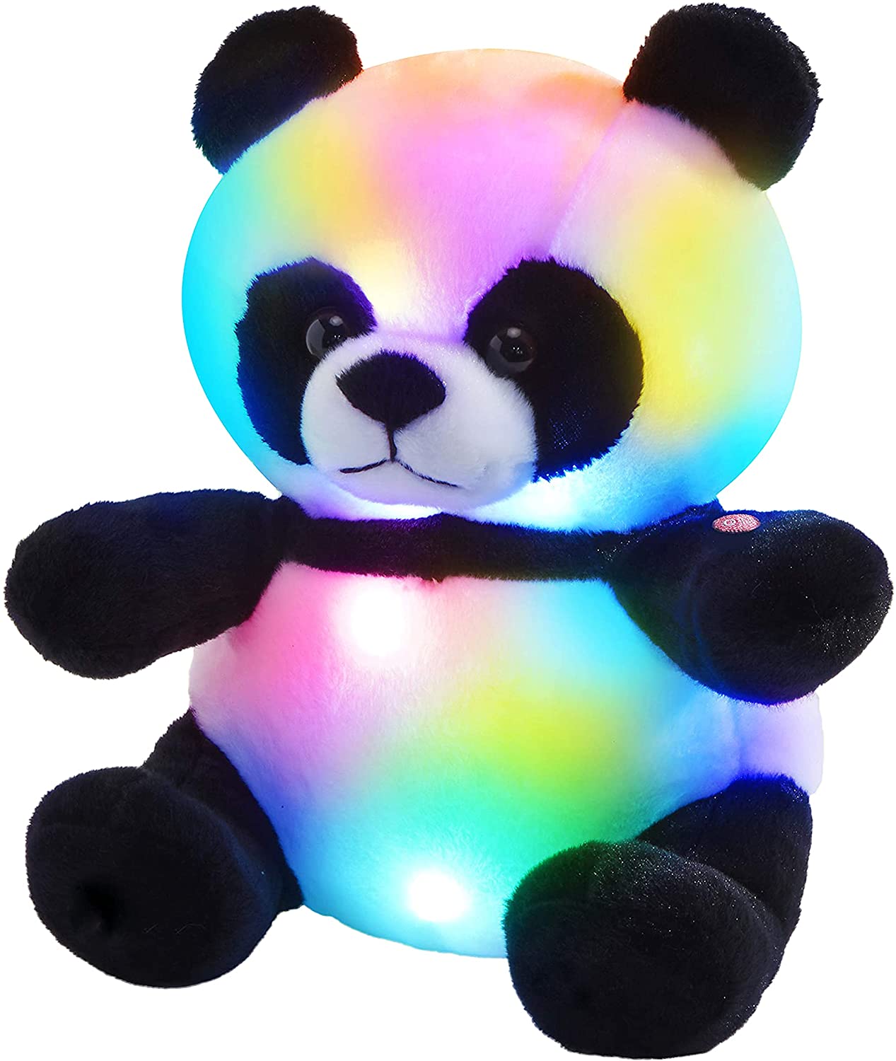 Bstaofy 13'' Light up Elephant Stuffed Animals Glow LED Soft Plush Toys Night Light Companion Birthday Christmas for Kids Boys Girls 