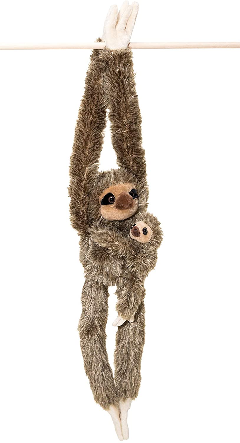 Baby sloth sales stuffed animal realistic