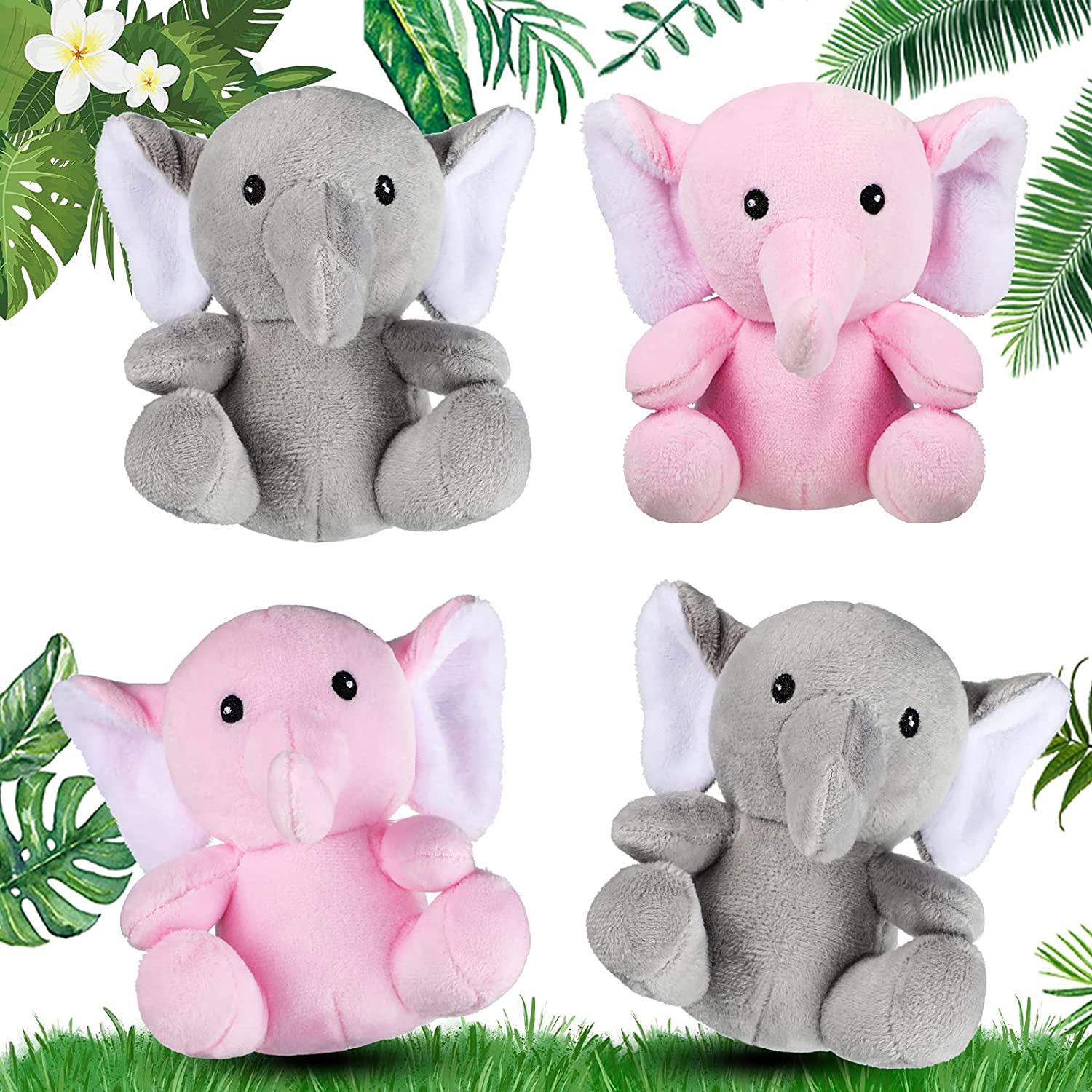 Mini Lovely Elephant Stuffed Animals Kids Baby Soft Plush Toy Gift Doll Convenie 