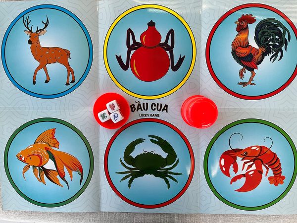 chinese new year game fish prawn crab