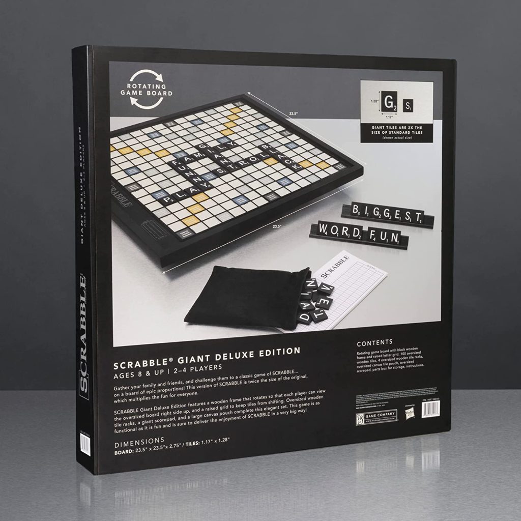 Scrabble Giant Deluxe Black Edition – Homefurniturelife Online Store