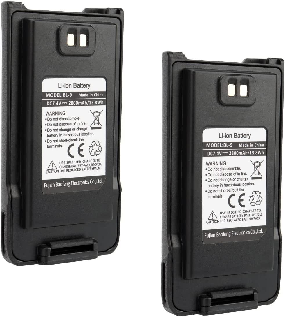 Baofeng UV-9R Plus 7.4V 2800mah Li-ion Battery - Any Radios