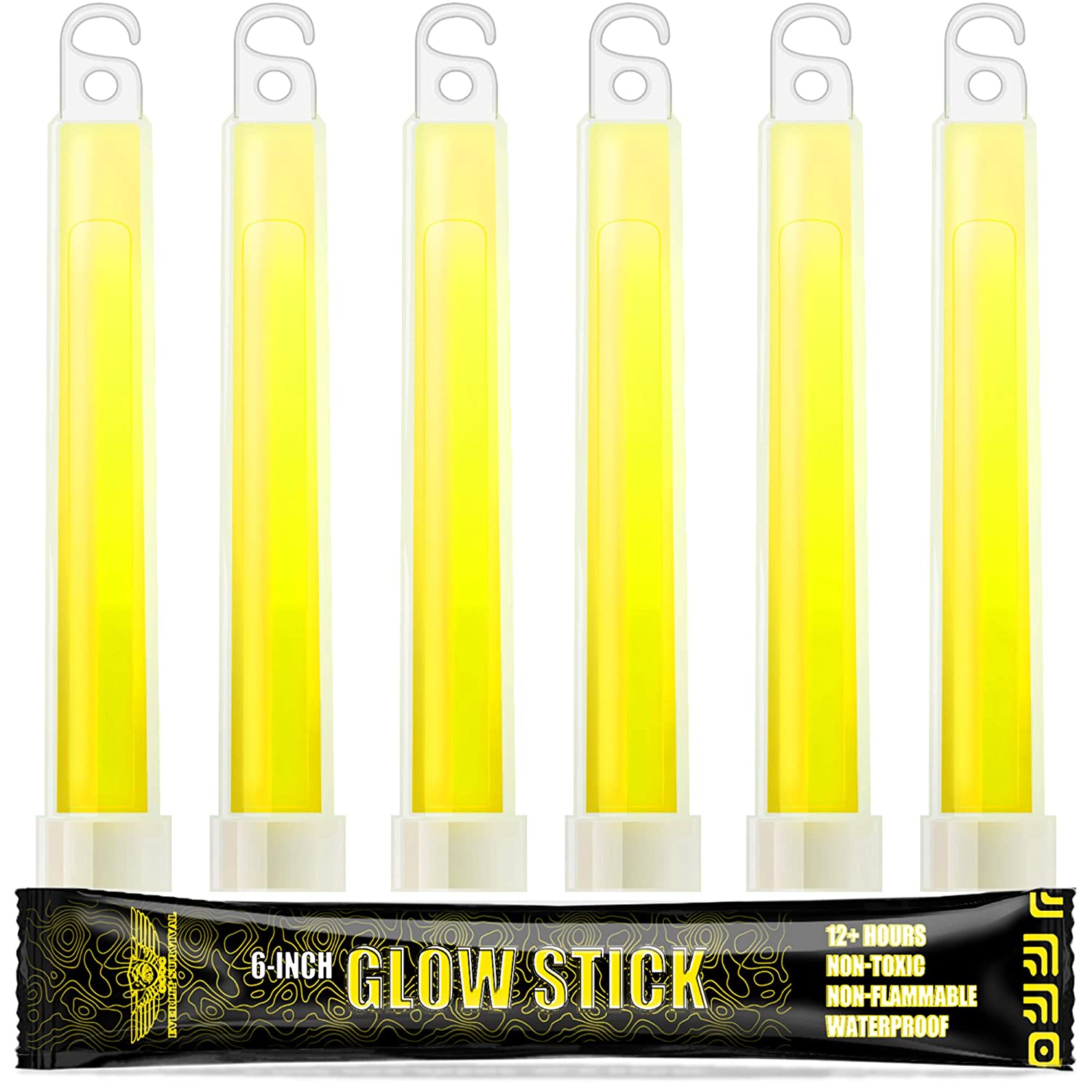 Survival Emergency Glow Sticks 6 Inches Light Sticks For First Aid Kit